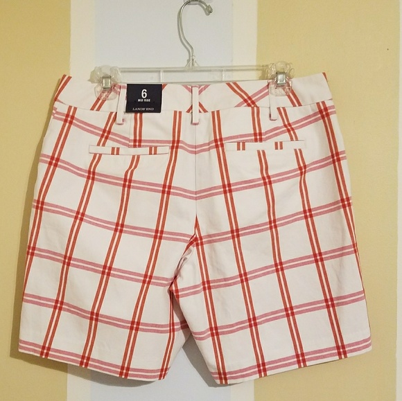 Lands' End Plaid Shorts - Picture 3 of 6